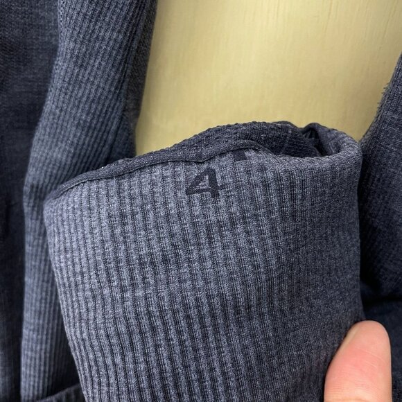 Lululemon Athletica Ebb To Street Pant Grey Sz. 4 Ribbed Stretch - Picture 8 of 11